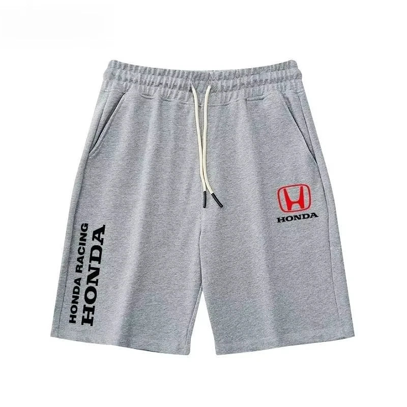 Shorts d'été 2025 cyclisme Nouveau survêtement tendance Honda Shorts pour hommes et femmes Motard Shorts cinq poches HRC