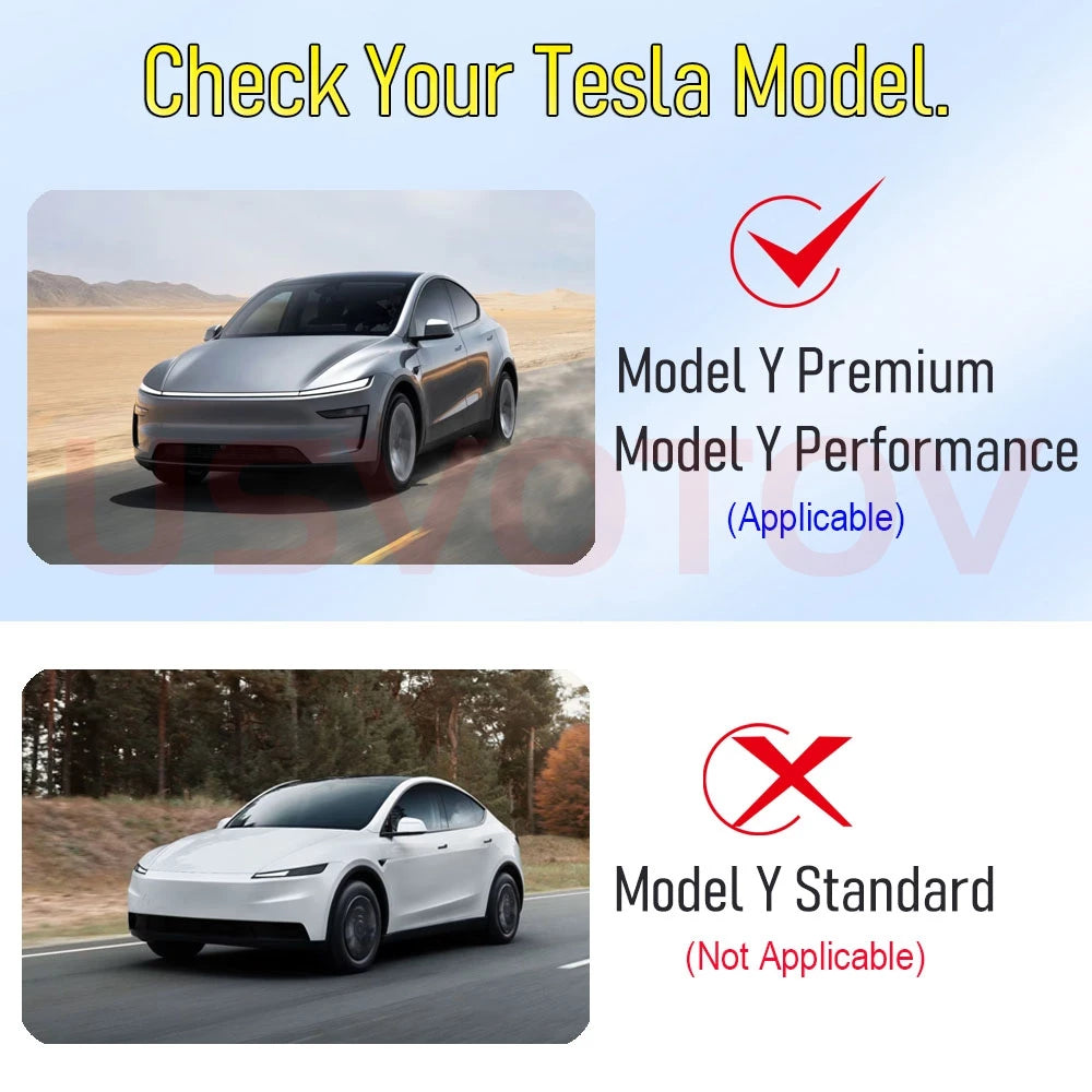 Non-slip Car Charger Mat Center Console Wireless Charging Pad for Tesla Model Y Juniper Model 3 2025 2026 Organizer Accessories