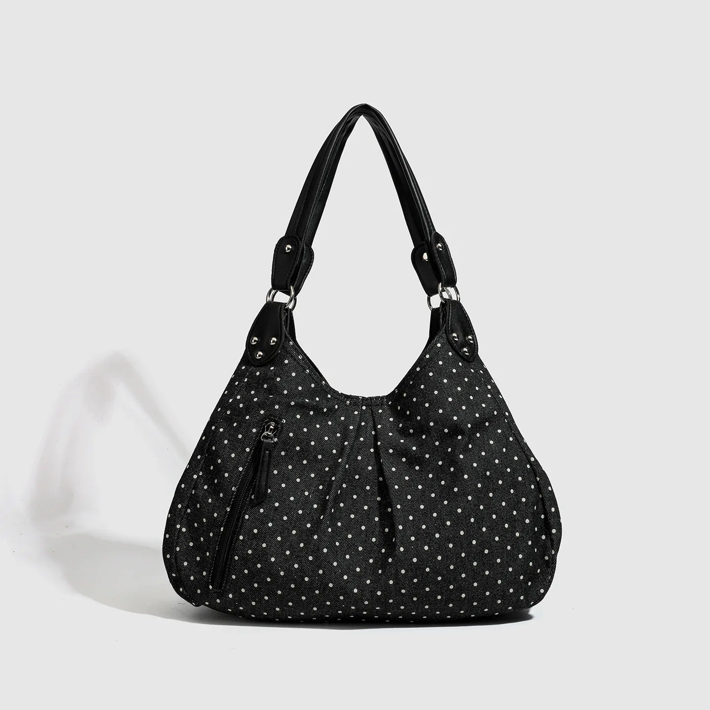 Sacs à bandoulière vintage tendance, nouveau sac à main à pois, sacs fourre-tout grande capacité de style coréen, sacs décontractés polyvalents et confortables