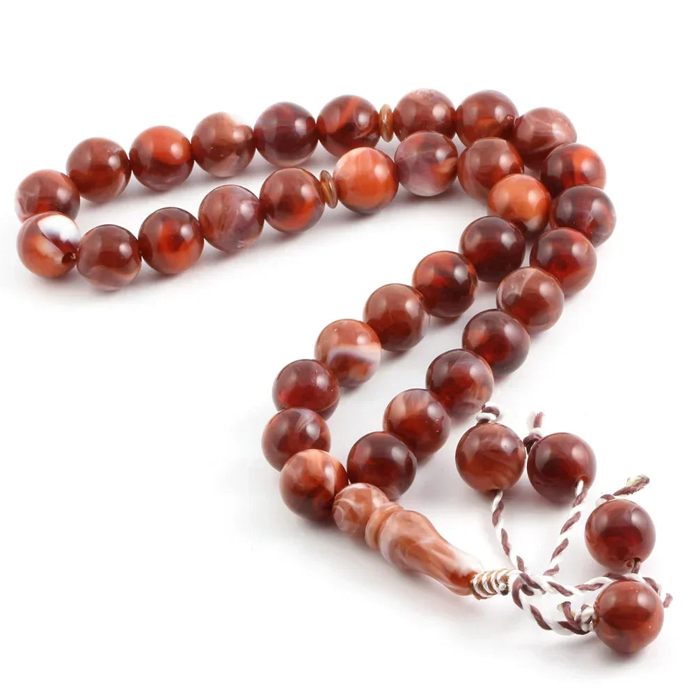 Yoga Bracelet 10 Styles Semi Precious Stone Prayer 14mm Round Rosary Bracelet Meditation Bracelet Muslim Ramadan Boho Jewelry