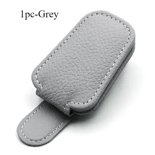 Étui à lunettes de pare-soleil de voiture Support de clip de lunettes de soleil Clip de carte de ticket Clip portable multifonction Accessoires intérieurs de voiture