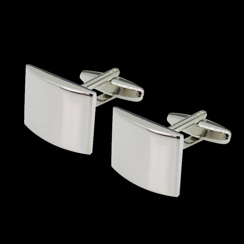 High Quality Novelty Cufflinks For Mens Copper Metal Laser Engraving Brand Cufflinks Men Suit Accessories Fashion Jewellery