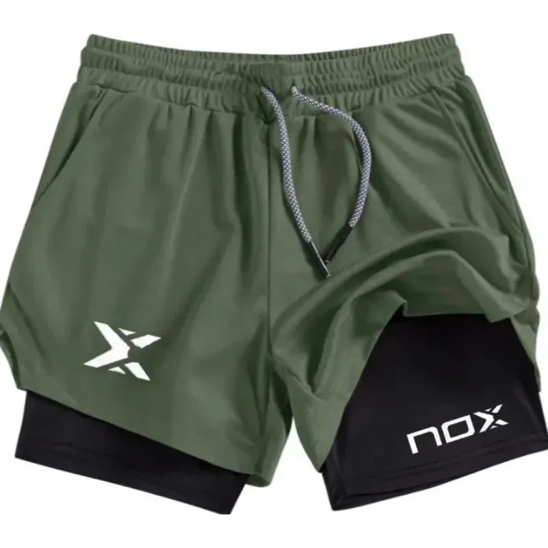 New Summer Men's Padel Sports Loose Casual Breathable Shorts Gym Quick Drying Fashion Badminton Pants Running Sportswear Short
