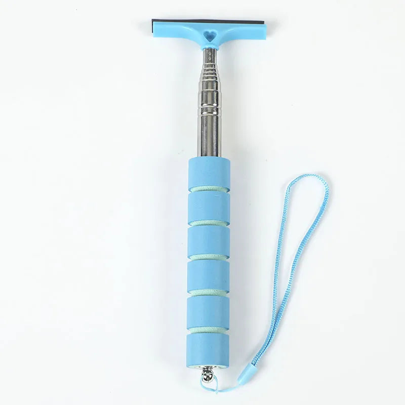 Outil de nettoyage d'essuie-glace de rétroviseur de voiture, raclette anti-buée pour vitres de voiture, brosse de nettoyage de vitres télescopique avec poignée, accessoires de voiture