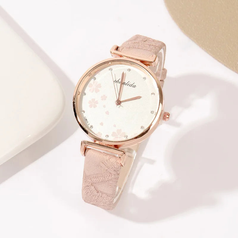 Ladies Watch, Classic Vintage Belt, Niche Student Quartz Watch