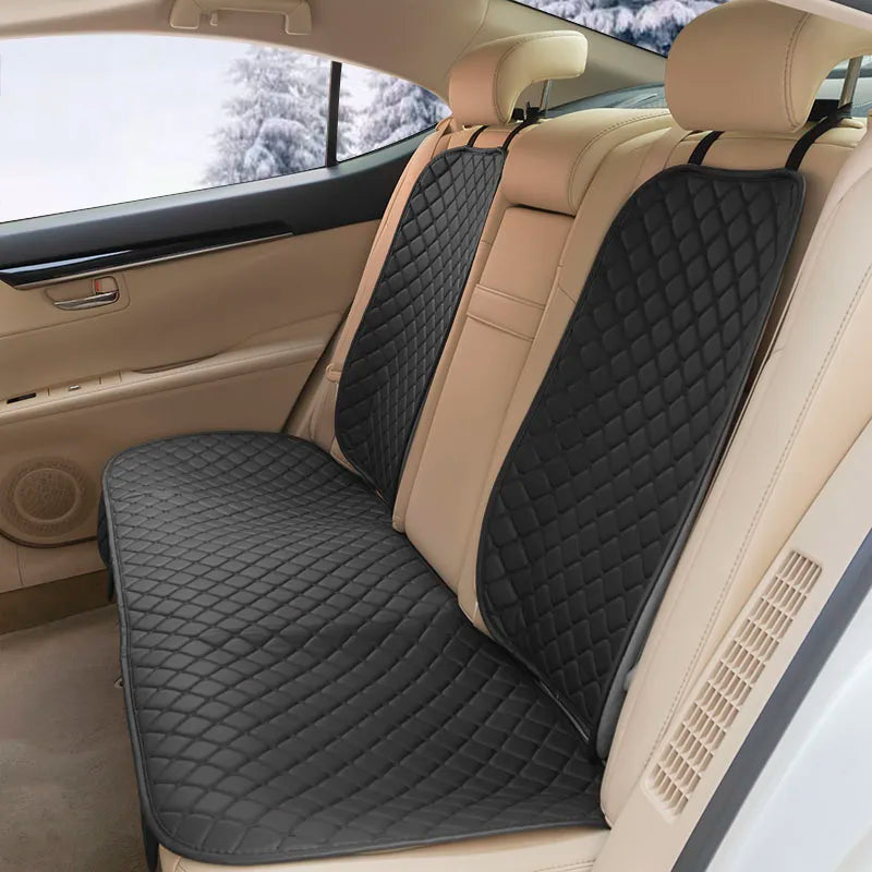 Housse de siège de voiture en cuir PU SEAMETAL, protecteur de siège avant arrière de voiture, coussins étanches pour dossier, quatre saisons pour accessoires automobiles