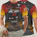 T-shirt de bras de fer 2026 The East vs West Series 23 pour fans, maillot de sport respirant pour hommes, séchage rapide, pour fitness et gym
