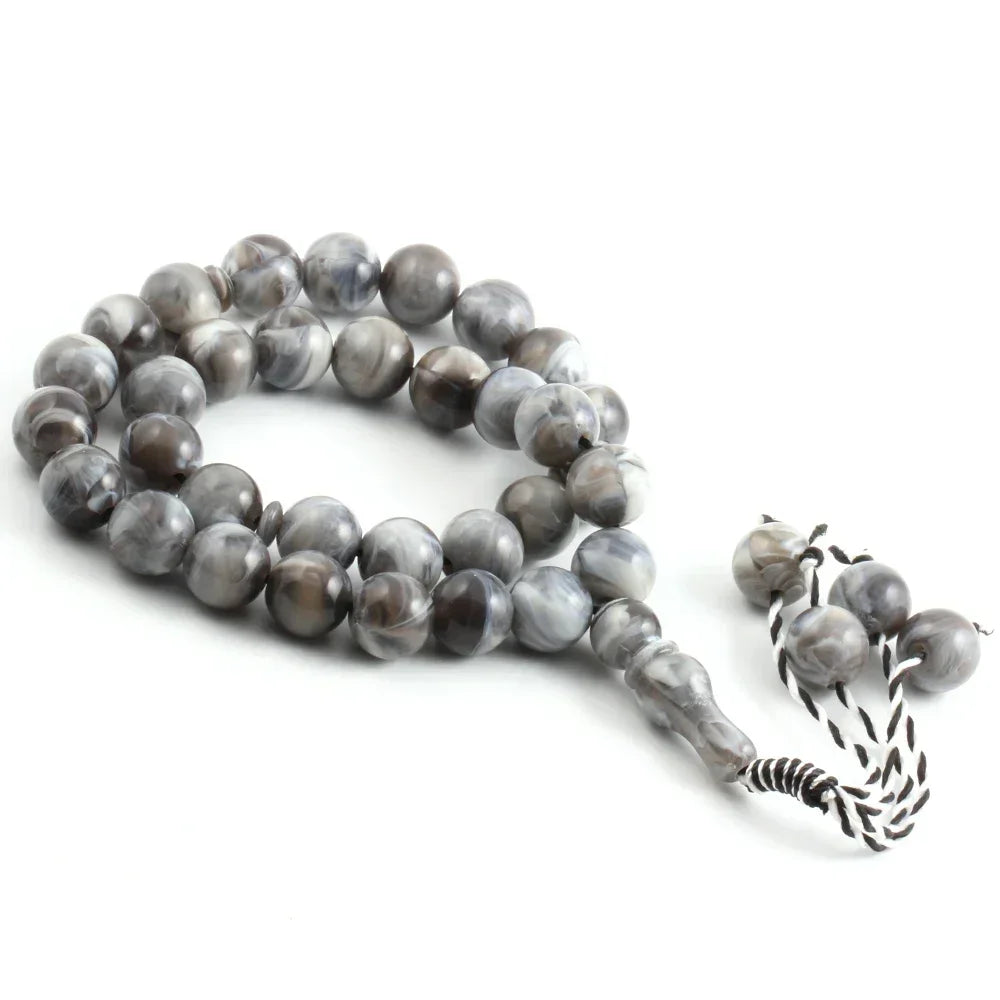 Yoga Bracelet 10 Styles Semi Precious Stone Prayer 14mm Round Rosary Bracelet Meditation Bracelet Muslim Ramadan Boho Jewelry