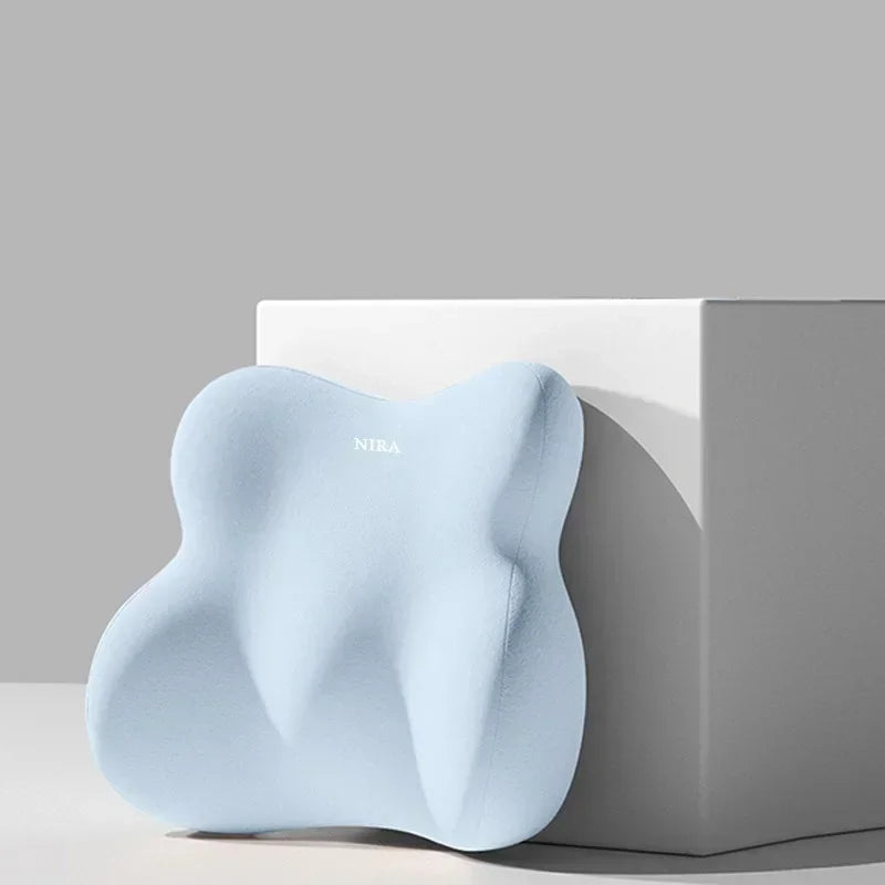 Coussin de tête et de cou en mousse à mémoire de forme pour voiture, support lombaire souple et protection pour siège de voiture et coussin de taille pour le confort