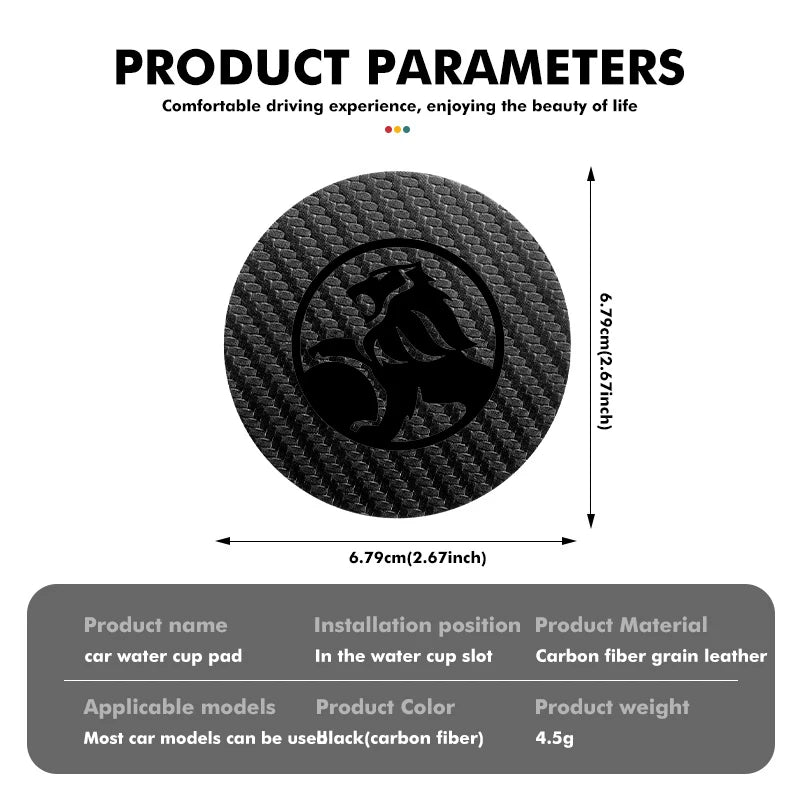 Car Cup Holder Coaster Non-Slip Silent Pad Auto Accessories For Holden Astra Commodore Cruze Trailblazer Colorado VT VX HSV