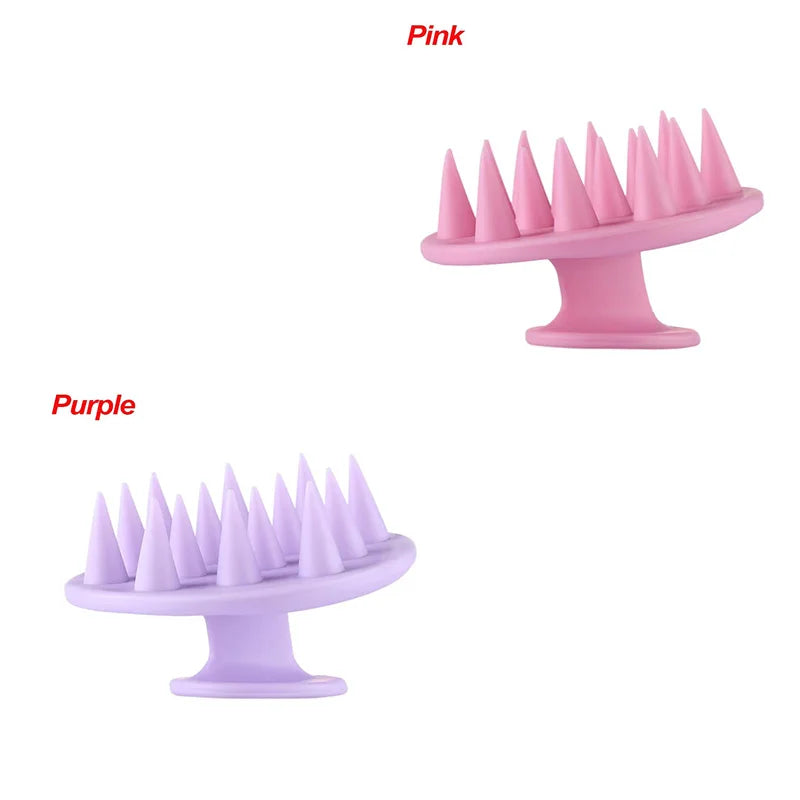 1-3 Pièces Silicone Shampooing Cuir Chevelu Masseur Cheveux Peigne De Massage Shampoing Brosse De Massage Bain Brosse De Douche Cuir Chevelu Masseur Cheveux Outil De Peigne
