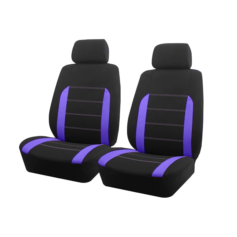 AUTO PLUS Housses de siège de voiture Taille universelle Adaptées à la plupart des voitures, SUV, camions, camionnettes Accessoires de voiture Housses de siège intérieures pour voiture Ensemble complet