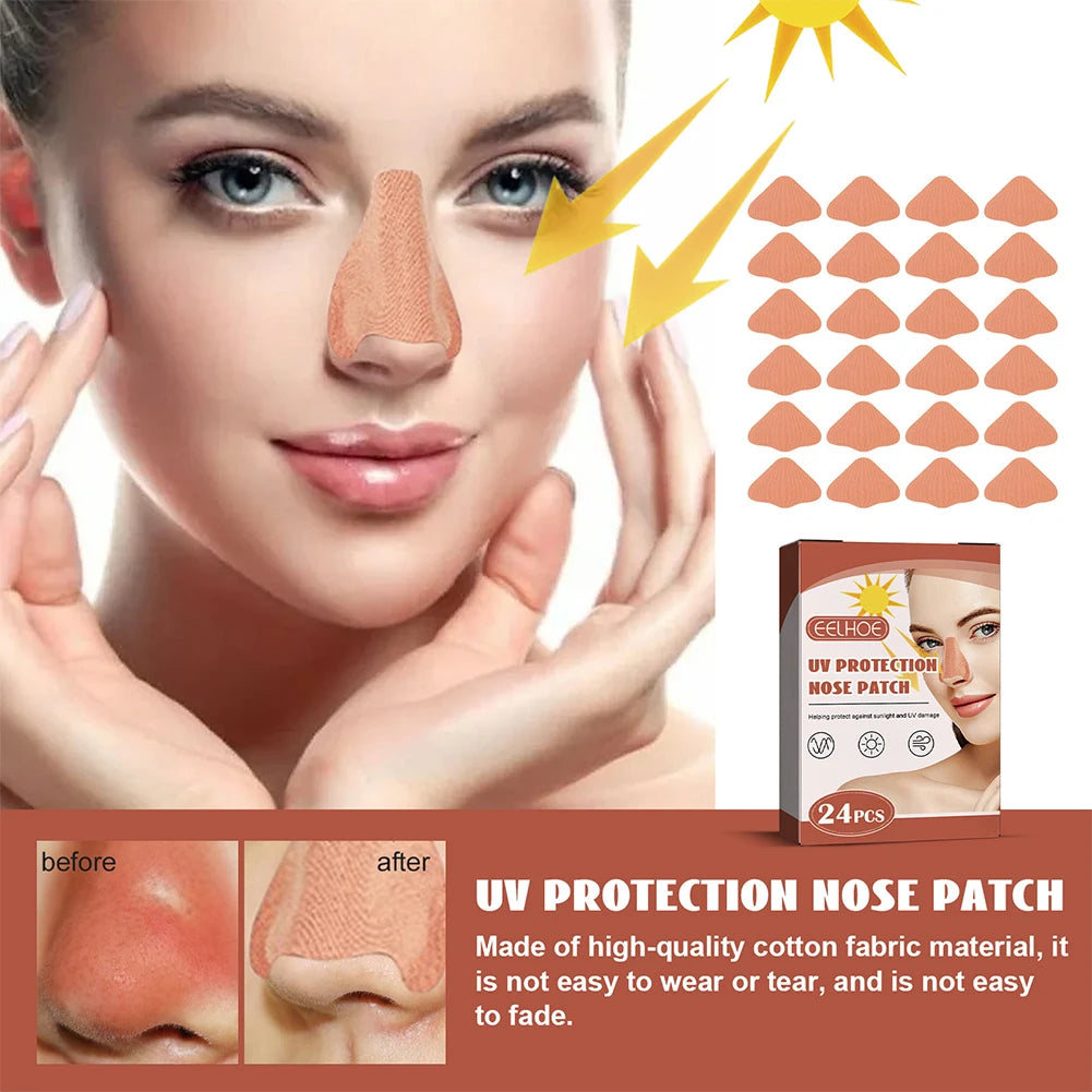 Patch oculaire anti-UV pour l'extérieur, écran solaire pour le nez, masque écran solaire apaisant, protection solaire pour le visage, anti-soleil pour les soins de la peau