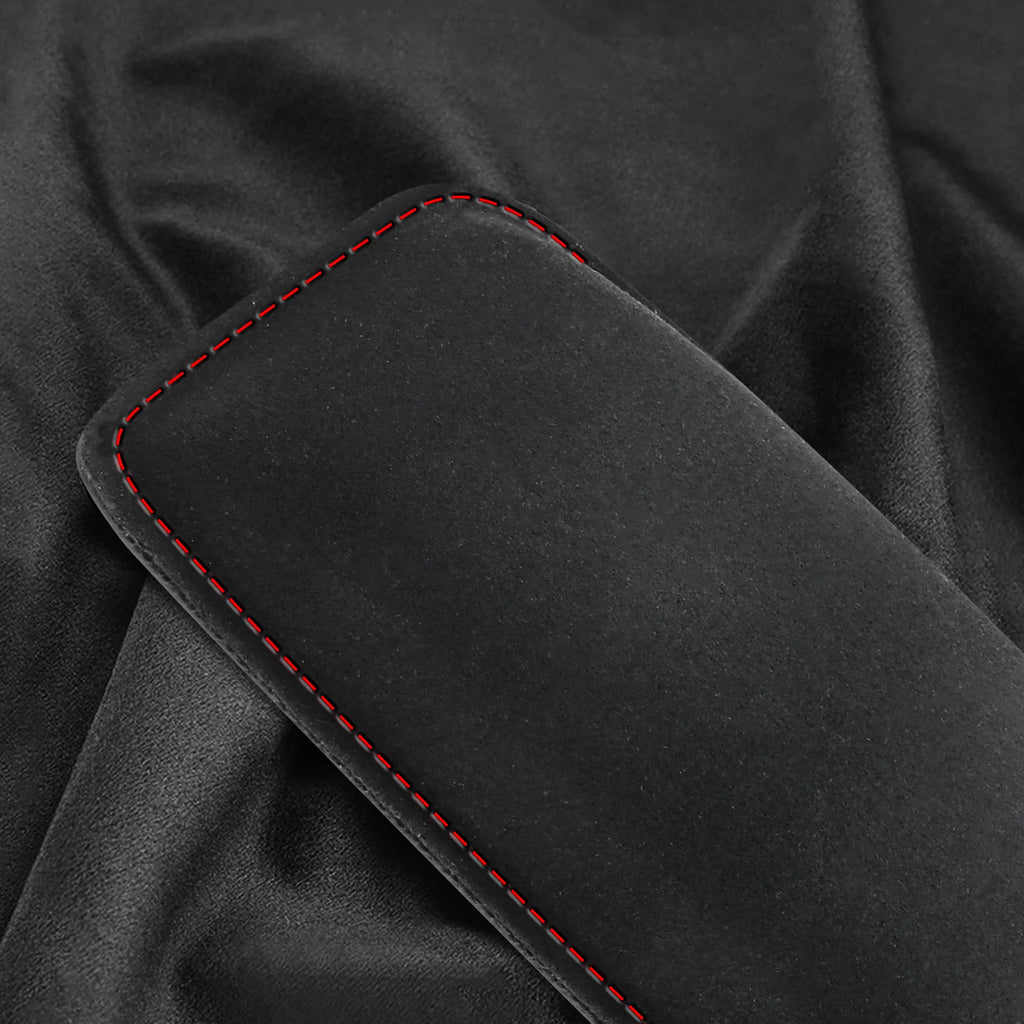 Car Suede Leather Knee Pad Inside Knee Cushion Comfortable Elastic Cushion Memory Foam Thigh Support Interior Accessories Car Su