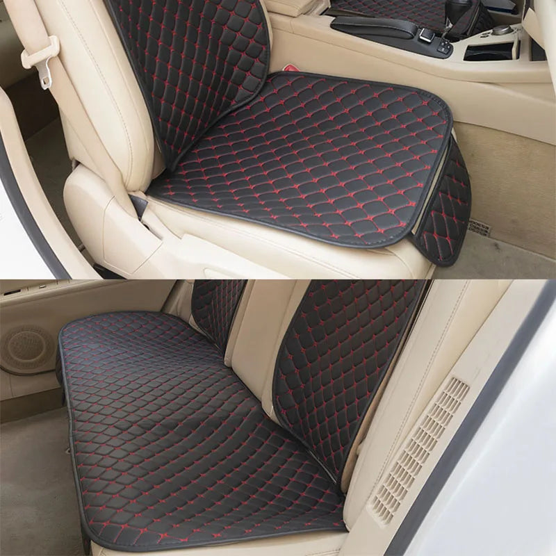 Housse de siège de voiture en cuir PU SEAMETAL, protecteur de siège avant arrière de voiture, coussins étanches pour dossier, quatre saisons pour accessoires automobiles