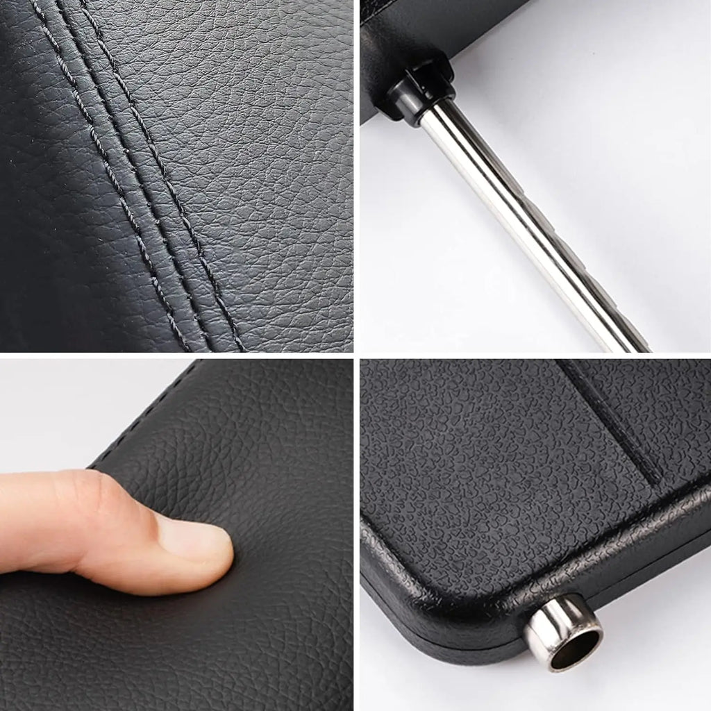 Boîte d'accoudoir de voiture, support de coude réglable, organiseur d'espace de siège, coussin compatible avec voitures, SUV, camionnettes, confort de conduite ergonomique
