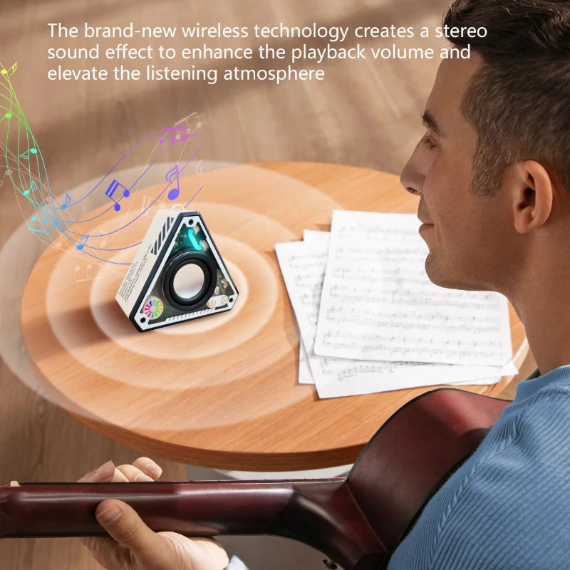 Haut-parleur Bluetooth TWS portable Subwoofer audio Mini haut-parleur sans fil portable Musique HiFi Son surround Haut-parleur extérieur
