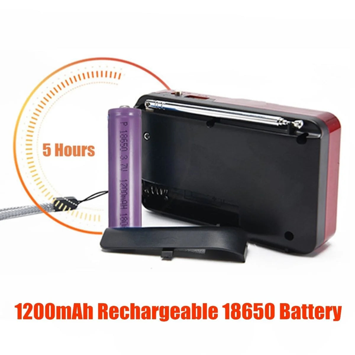 Mini Radio Portable Rechargeable Lecteur MP3 FM USB TF Enceintes sans fil Appareil audio compact