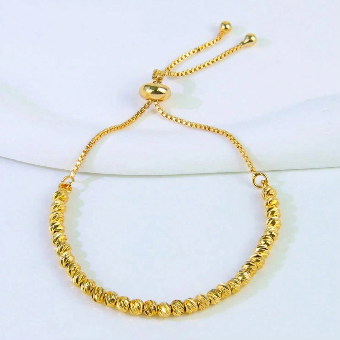 Bracelet de perles de mode arabe, plaqué or 24 carats, éthiopien, manchette de mariée, bracelets de mariage, bijoux vintage pour femmes musulmanes d'Oman