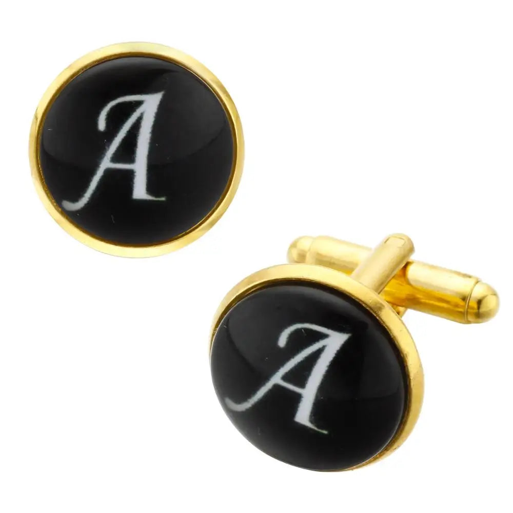 Boutons de manchette de qualité en tissu avec motifs de fleurs et de cheval doré, gemelos pour chemise française