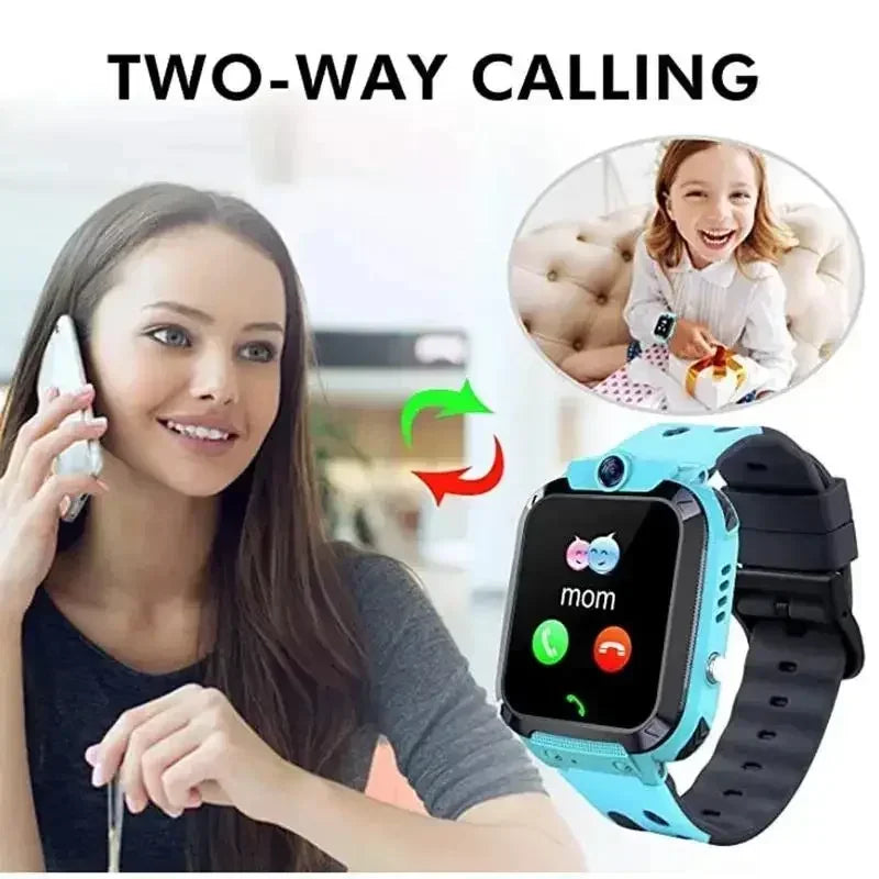 Montre intelligente VIVO GPS de suivi étanche, mini montre intelligente pour enfants, montre-téléphone 4G avec carte SIM, cadeau d'anniversaire, horloge électronique
