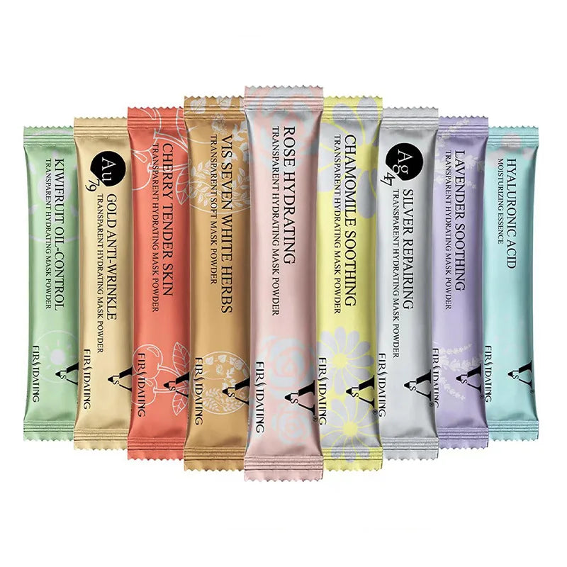 Masque en poudre hydratant de salon SPA doux Hydro Jelly pour le visage, blanchissant, à la rose, au collagène, peel-off, masque facial en caoutchouc DIY