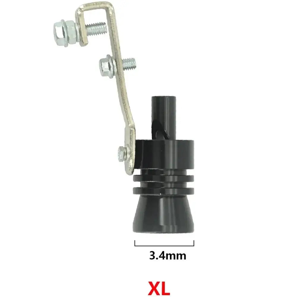 1 pièce accessoires de voiture sifflet Turbo son de véhicule remonter universel simulateur de son S/M/L/XL silencieux de tuyau d'échappement dispositif de voiture