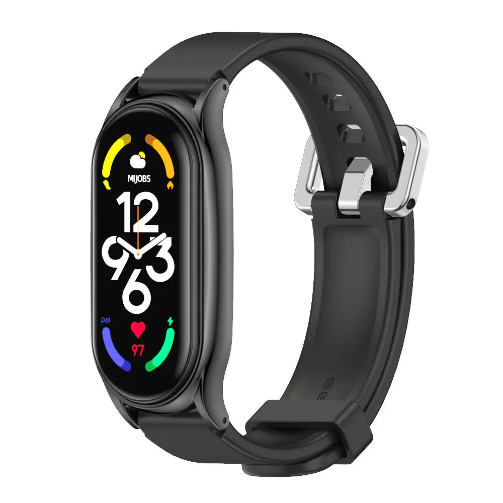 Bracelet pour Mi Band 10 9 8 7 6 5 Global Bracelet intelligent Pulseira pour Xiaomi Mi Band 8 NFC Accessoires de bracelet Miband 9 Band