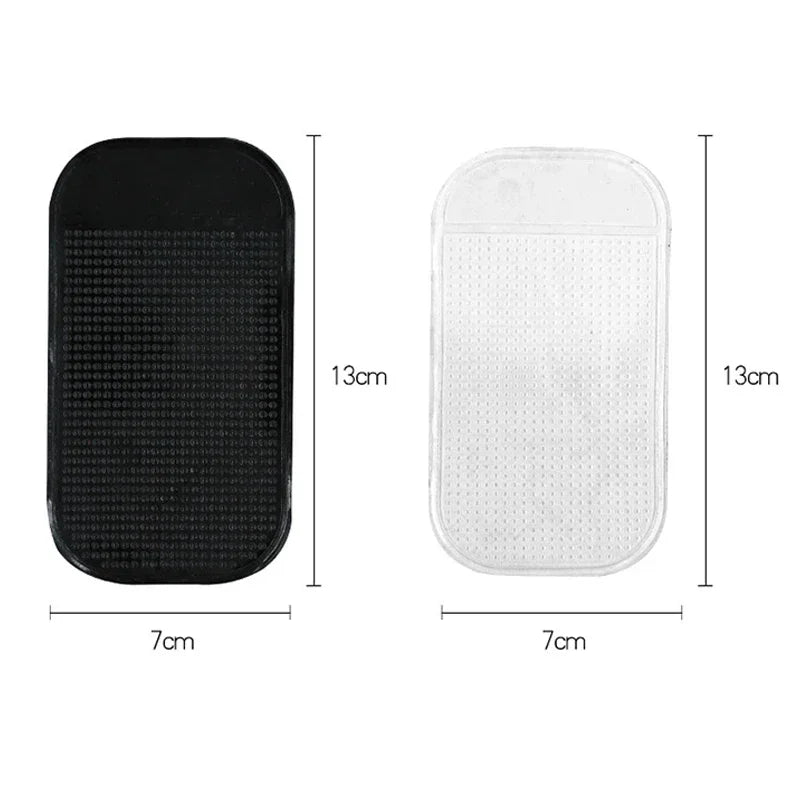 1/5pcs Tapis Antidérapant Universel de Tableau de Bord de Voiture, Support de Téléphone Adhésif, Tapis en Silicone Antidérapant, Accessoires d'Intérieur de Voiture