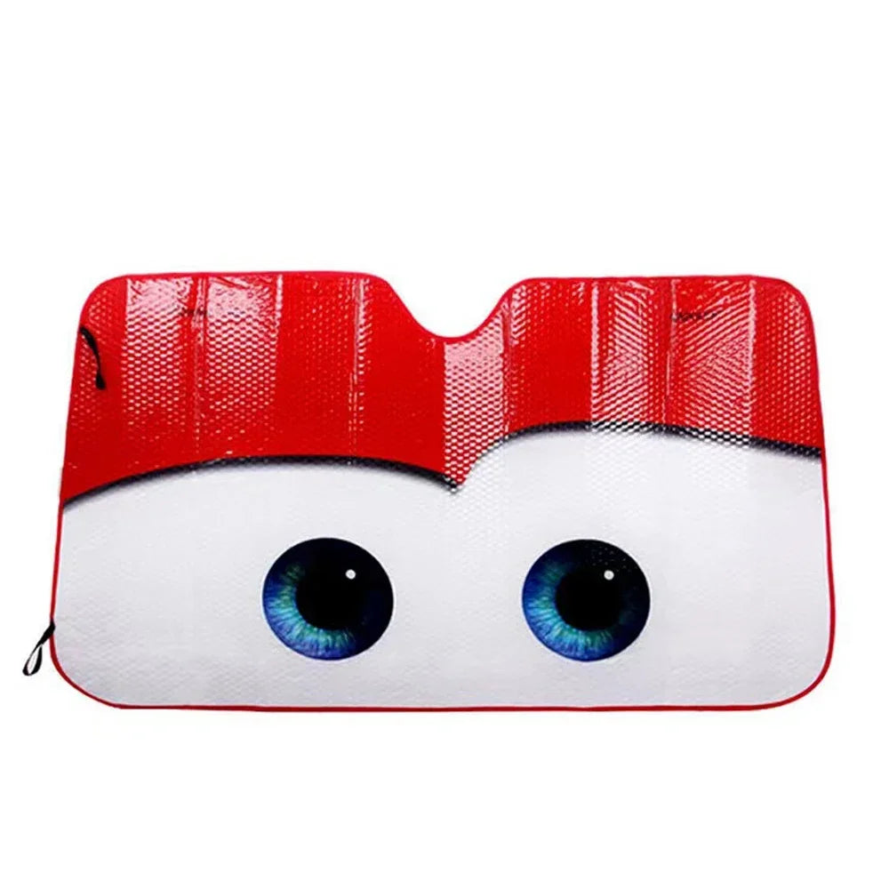 Protection Solaire Voiture 4 Couleurs Pare-soleil Chauffant pour Pare-brise Couverture de Vitre de Voiture Pare-soleil Voiture Visière Auto Housse de Voiture