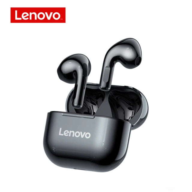 Écouteurs sans fil Lenovo LP40 d'origine TWS Bluetooth Écouteurs de sport à commande tactile Casque stéréo pour téléphone Android