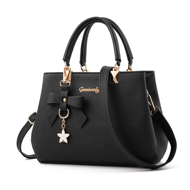 Nouveau sac coréen tendance automne et hiver avec nœud pour femme, sac à bandoulière portable, sac messager, sac killer, sac de maman, grande capacité