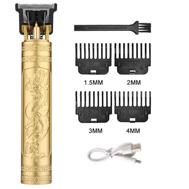 Tondeuse à cheveux Portable T9 Vintage, tondeuse à cheveux, charge rapide USB, rasoir de barbier, tondeuse à cheveux sans fil pour hommes