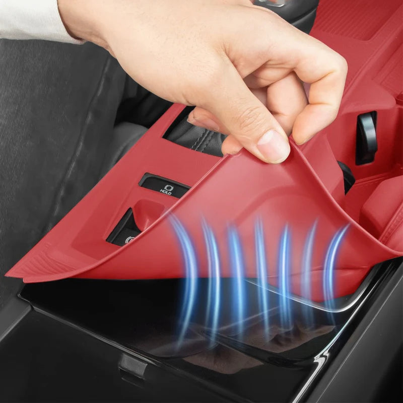 Pour Toyota Camry 9ème 2024-2025 Plaquette de protection anti-rayures pour console centrale et housse antidérapante en silicone pour porte-gobelet