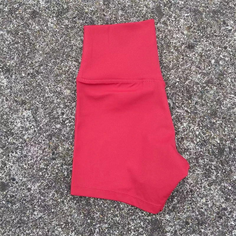 Short de sport pour femmes, shorts de yoga, shorts de sport taille haute, leggings courts d'entraînement, pantacourts de fitness, cyclisme de course, vêtements de sport doux et ajustés