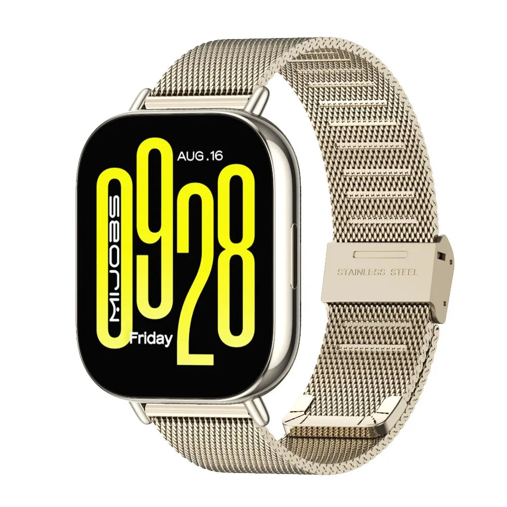 Bracelet de montre en métal pour Xiaomi Redmi Watch 5 Active / 5 Lite, bracelet de remplacement en acier inoxydable pour Redmi Watch 5 Lite