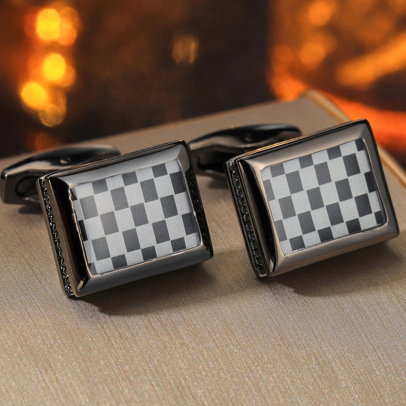 Nouveaux Boutons de Manchette Pour Hommes Carrés Ronds Chemise d'Affaires Boutons de Manchette Cadeaux pour Invités de Mariage Meilleur Cadeau pour Mari Bijoux