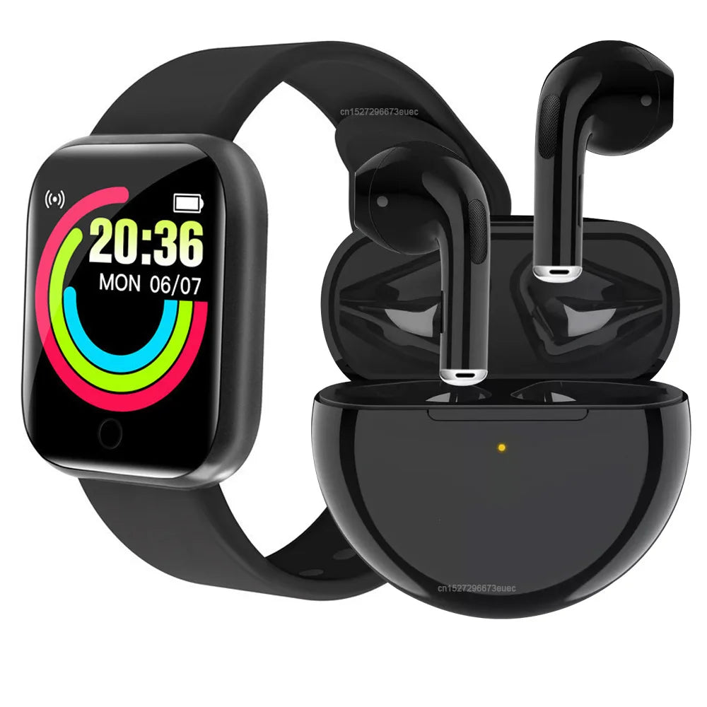 Montre connectée D20 Smart Watch Sport Fitness Tracker Podomètre Smartwatch pour Hommes Femmes Montre-bracelet numérique Y68 Pro6 Cadeau