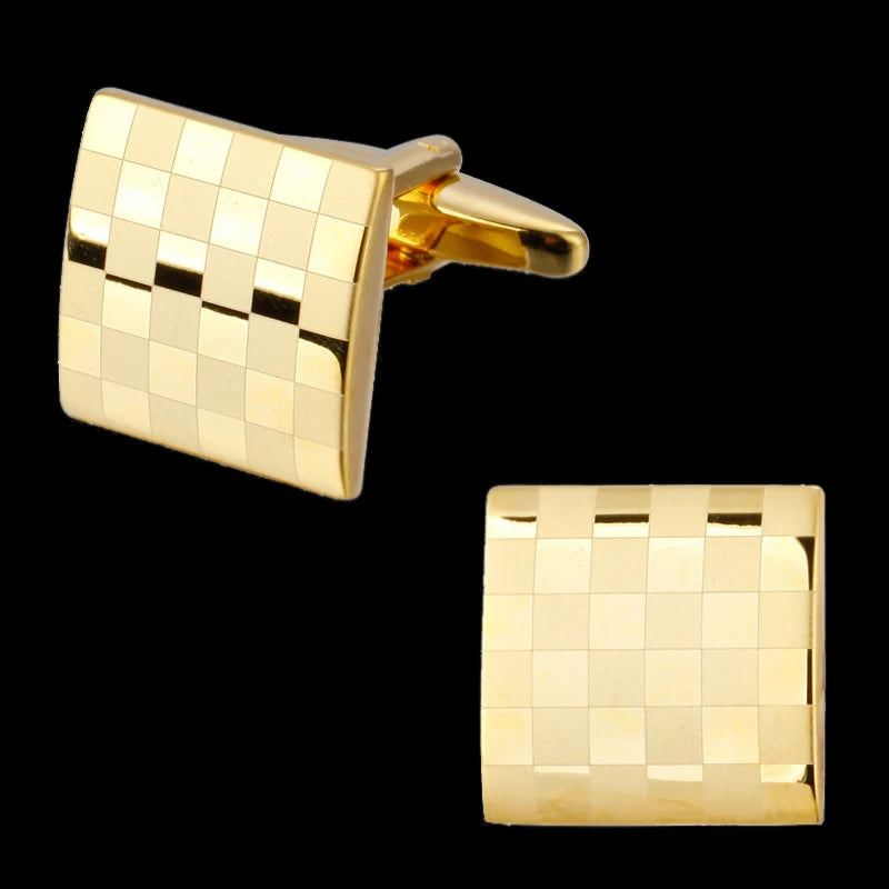 Boutons de manchette originaux de haute qualité pour hommes en cuivre, gravure laser, boutons de manchette de marque pour hommes, accessoires de costume, bijoux de mode
