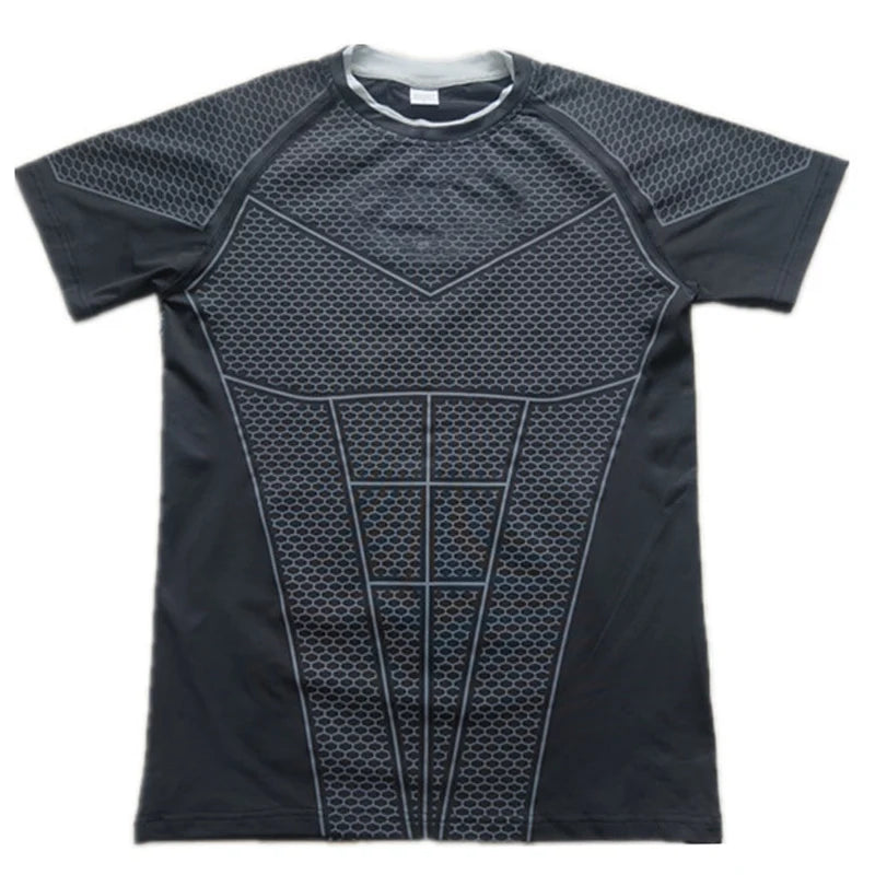 T-shirt athlétique homme 2026 nouvelle collection, coupe moulante, à manches courtes, séchage rapide, pour la gym, l'entraînement, la course à pied, le sport, la musculation