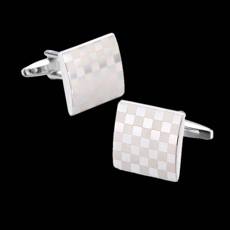 Boutons de manchette originaux de haute qualité pour hommes en cuivre, gravure laser, boutons de manchette de marque pour hommes, accessoires de costume, bijoux de mode