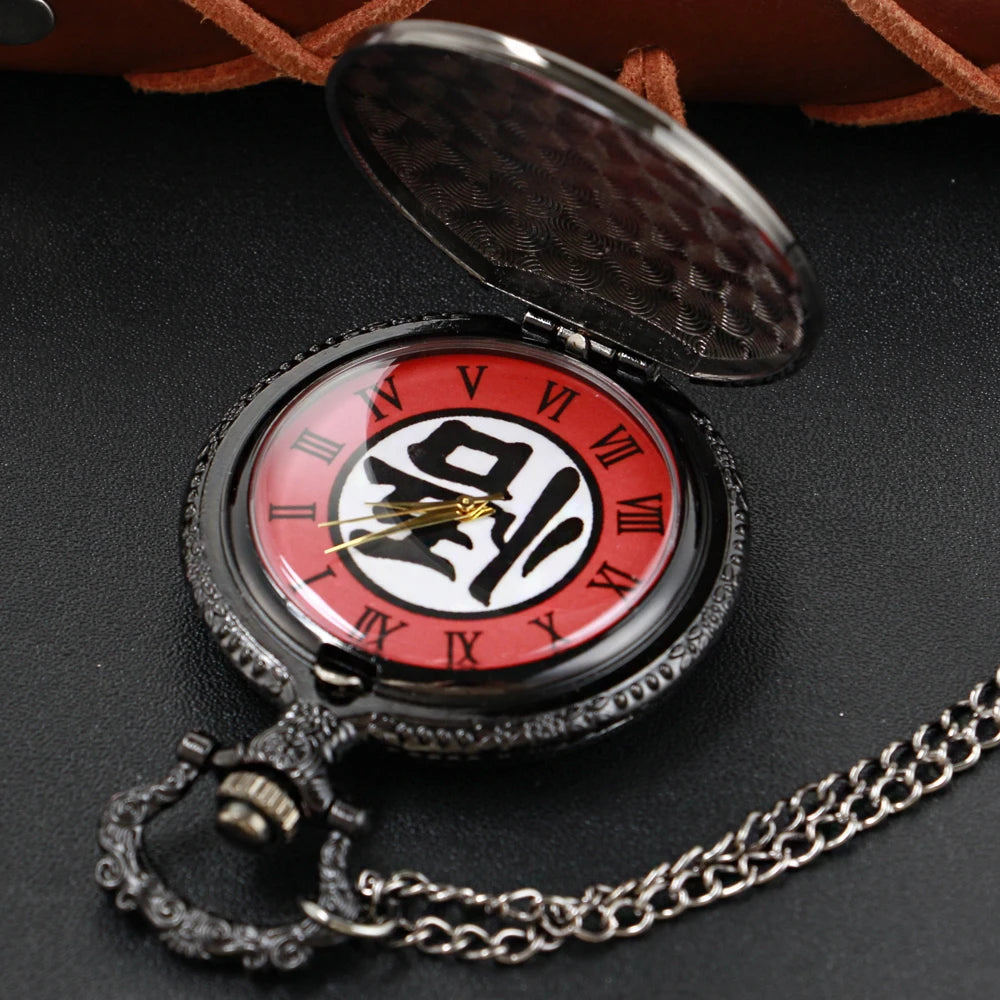 Montre de poche à quartz Goku, personnage d'anime super populaire, pendentif collier rétro pour hommes et femmes, le meilleur cadeau pour les étudiants