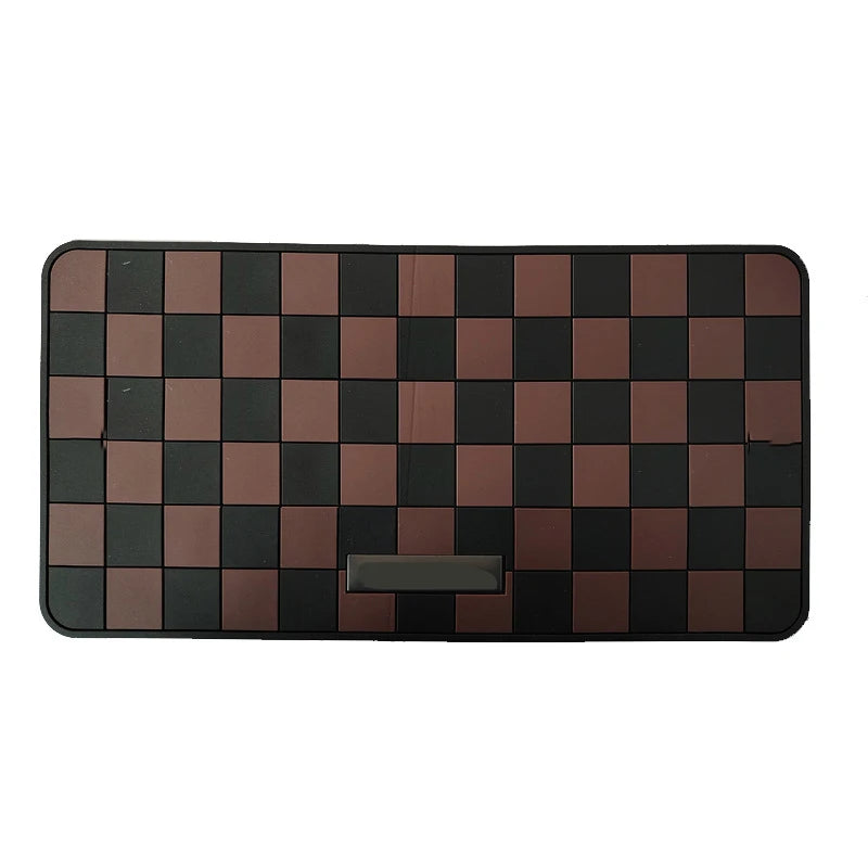 Tapis antidérapant pour tableau de bord de voiture 28*15cm, Tapis de voiture en PVC pour téléphone portable et navigateur, Tapis antidérapant pour clés et téléphone portable pour intérieur de voiture