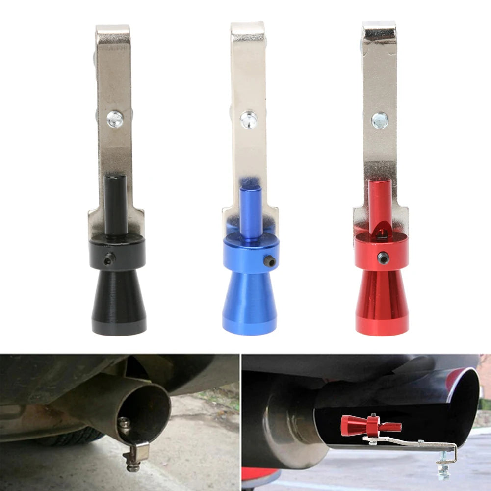 Sifflet de son turbo universel pour voiture, silencieux d'échappement multifonctionnel pour accessoires de pièces de rechange automobile
