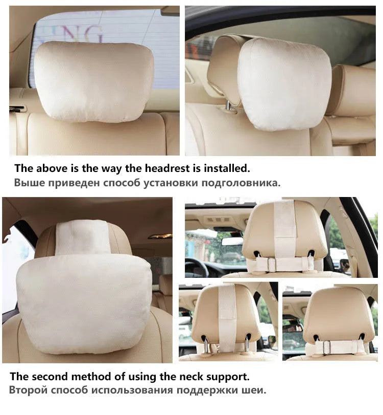 Appuie-tête de voiture pour le cou, le meilleur siège pour Mercedes-Benz Maybach Classe S, coussin de soutien cervical de voiture doux, universel et réglable