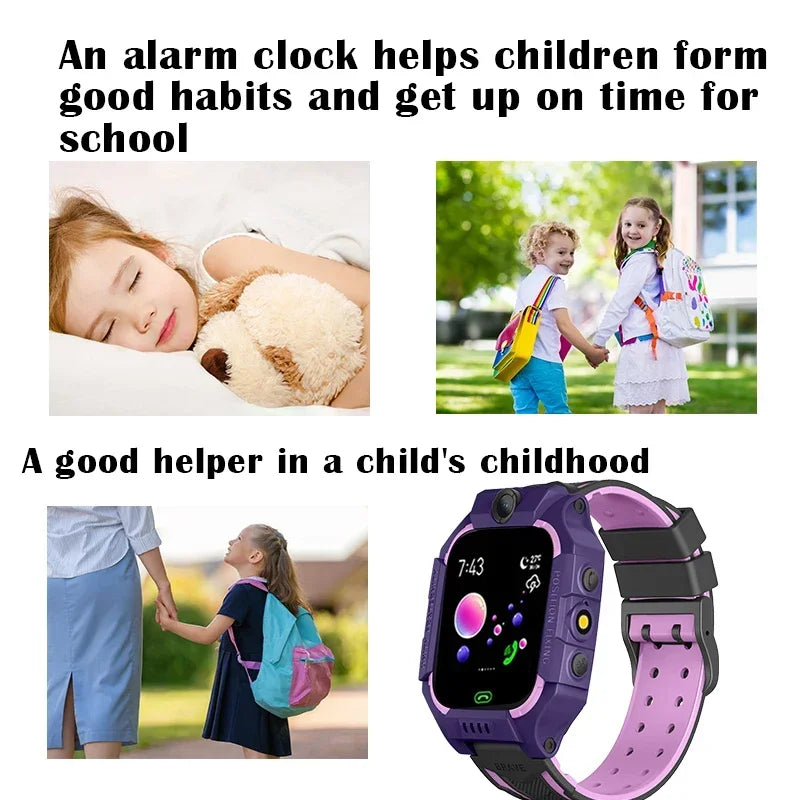 VIVO Q19 Children Kids Smart Watch SOS Phone Call Location Tracker Anti-Lost Camera Touch Screen Waterproof Student Wristwatch