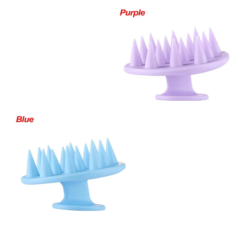 1-3 Pièces Silicone Shampooing Cuir Chevelu Masseur Cheveux Peigne De Massage Shampoing Brosse De Massage Bain Brosse De Douche Cuir Chevelu Masseur Cheveux Outil De Peigne