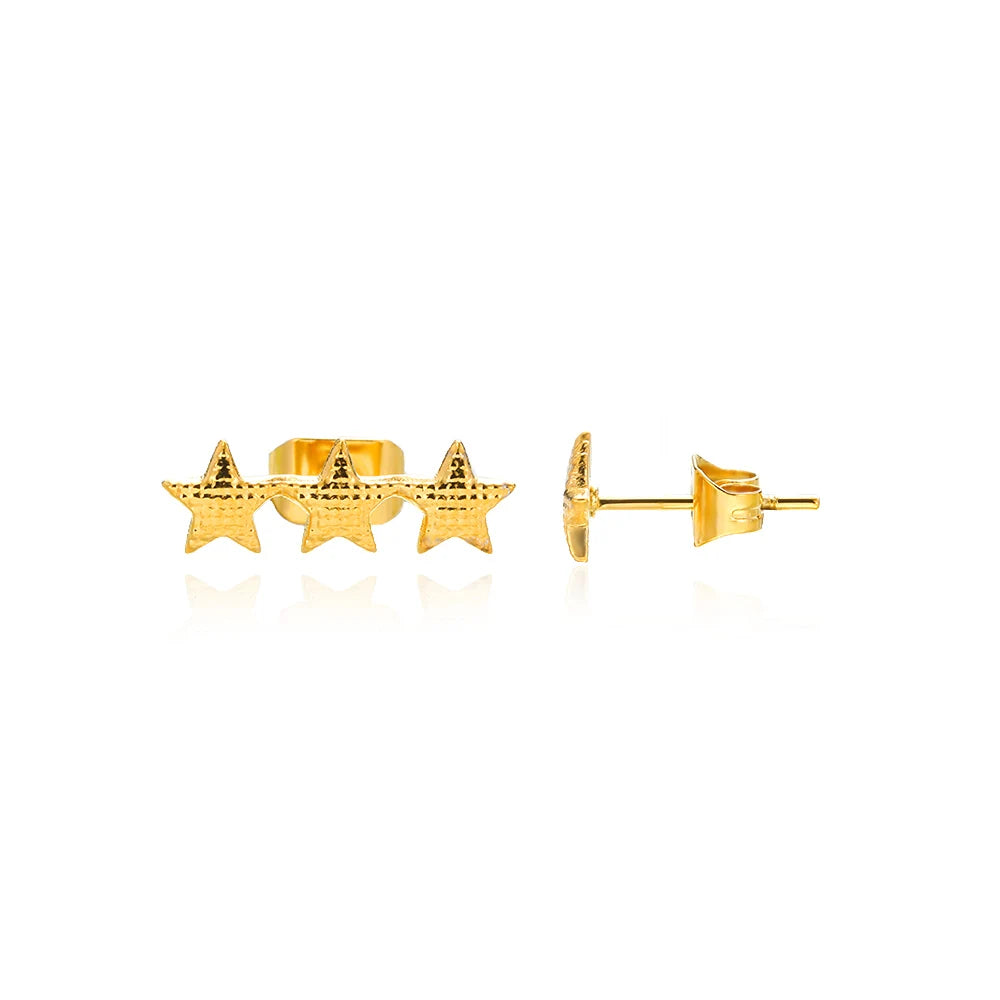 Boucles d'oreilles clous vintage d'été en acier inoxydable pour femmes, simples, en forme d'étoile de mer et de coquillage, bijoux de fête sur le thème de l'océan, cadeau
