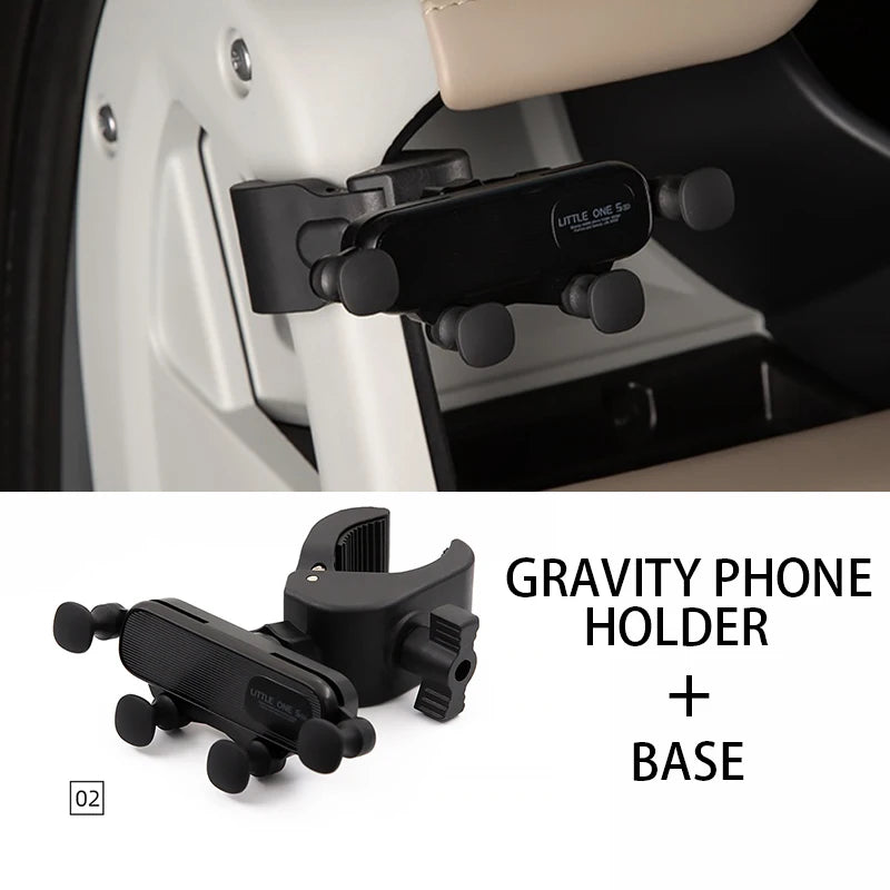 For Denza B5 B8 Equation Leopard 5 Wireless Charging Car Phone Holder, Magnetic Gravity Navigation Mount, 360-Degree Adjustable