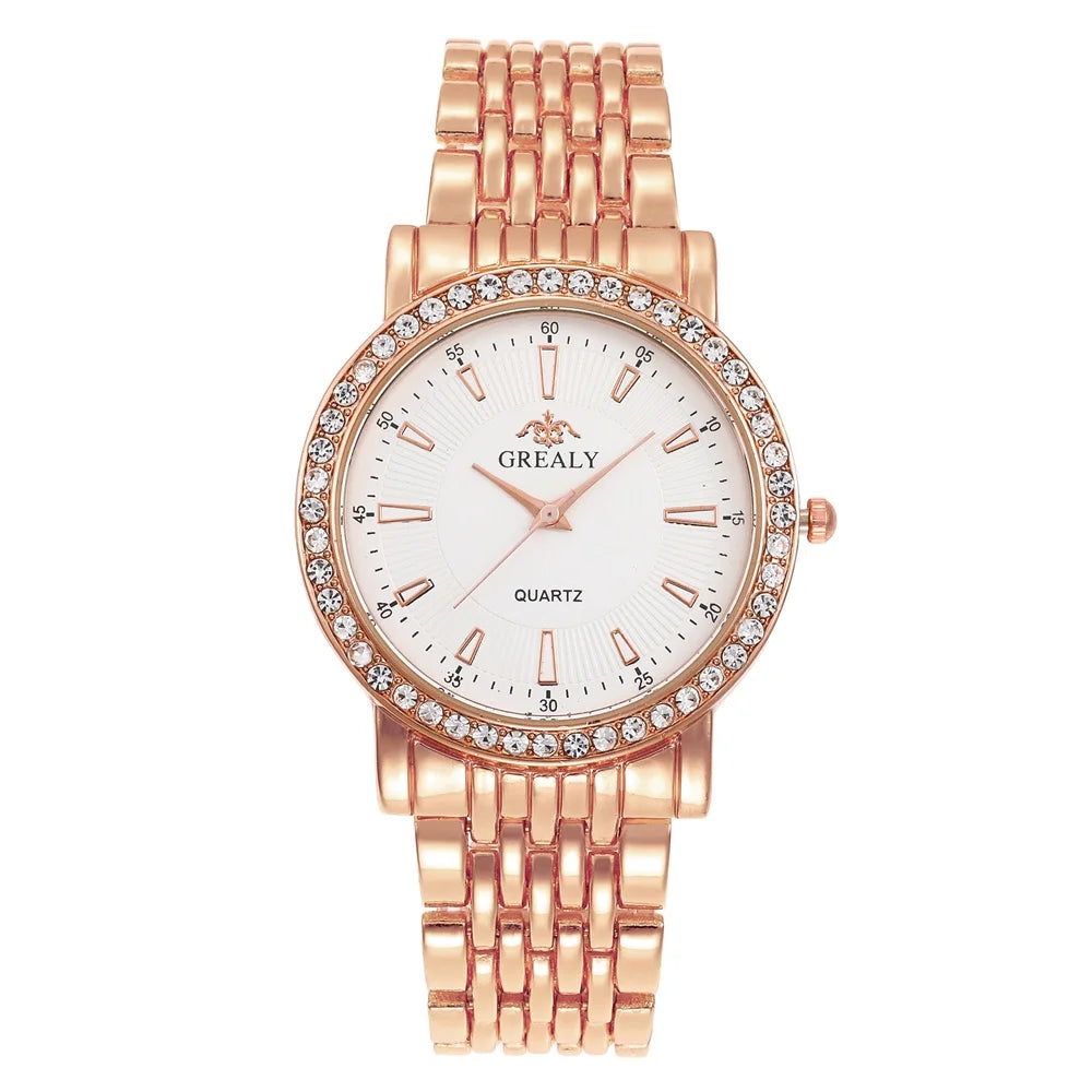 Nouvelles montres décontractées pour femmes, montre de mode de luxe pour amoureux, montre à quartz en acier inoxydable avec strass, cadeau pour hommes et femmes, montre-bracelet d'affaires